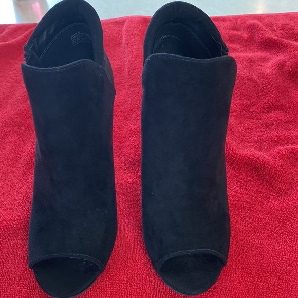 Charming Charlie black peep toe booties - Picture 5 of 10